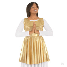 Load image into Gallery viewer, Eurotard Metallic Peplum Praise Tunic Plus
