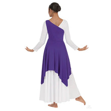 Load image into Gallery viewer, Eurotard Joyful Praise One Shoulder Tunic Adult