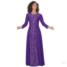 Load image into Gallery viewer, Eurotard Passion Faith Long Sleeve Praise Dress Ladies