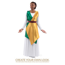 Load image into Gallery viewer, Eurotard Rose of Sharon Satin Single Shoulder Overlay Adult