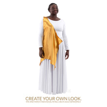 Load image into Gallery viewer, Eurotard Rose of Sharon Satin Single Shoulder Overlay Adult