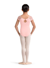 Load image into Gallery viewer, Mirella Cap Sleeve Leotard w/ Printed Kaleidoscope Mesh Child