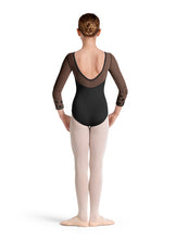 Load image into Gallery viewer, Children's 3/4 Sleeve Leotard w/ printed Kaleidoscope Mesh