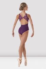 Load image into Gallery viewer, Bloch Rai Floral High Neckline Halter Leotard Ladies