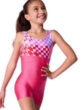 Load image into Gallery viewer, Capezio Checked Checkboard Biketard Child
