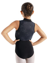 Load image into Gallery viewer, Capezio Glitter Zip Front Leotard Child
