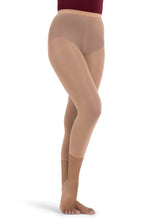 Load image into Gallery viewer, Capezio Hold & Stretch Footless Tights Adult