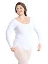 Load image into Gallery viewer, Capezio Scoop Neck Long Sleeve Leotard Adult