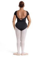 Load image into Gallery viewer, Capezio Mesh Yoke Short Sleeve Leotard Ladies