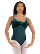Load image into Gallery viewer, Capezio Velvet Forest Pine Leotard Adult