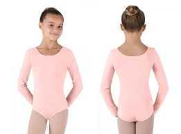 Body Wrappers Youth Long Sleeve Tunic Top - Mock Neck With Back Zipper And Side Slits