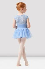 Load image into Gallery viewer, Mirella Paisley Cap Sleve Tutu Leotard Dress