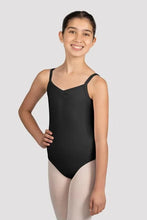 Load image into Gallery viewer, Mirella V Neckline Strap Detail Back Camisole Leotard Child