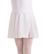 Load image into Gallery viewer, Motion Wear Faux Wrap Skirt Child White