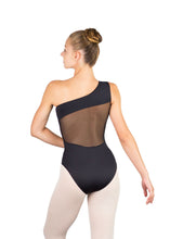 Load image into Gallery viewer, Ballet Rosa Minerve Asymmetrical Drape One Shoulder Leotard Ladies