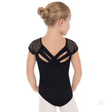 Load image into Gallery viewer, Eurotard Diamond Cap Sleeve Leotard Child