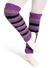 Load image into Gallery viewer, Capezio 18" Striped Legwarmer Ladies