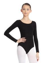 Load image into Gallery viewer, Capezio Scoop Neck Long Sleeve Leotard Adult