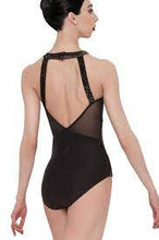 Load image into Gallery viewer, Wear Moi Elanor Black/Gold Leotard Ladies