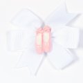 Load image into Gallery viewer, Dasha Pinwheel Bow with Ballet Shoes

