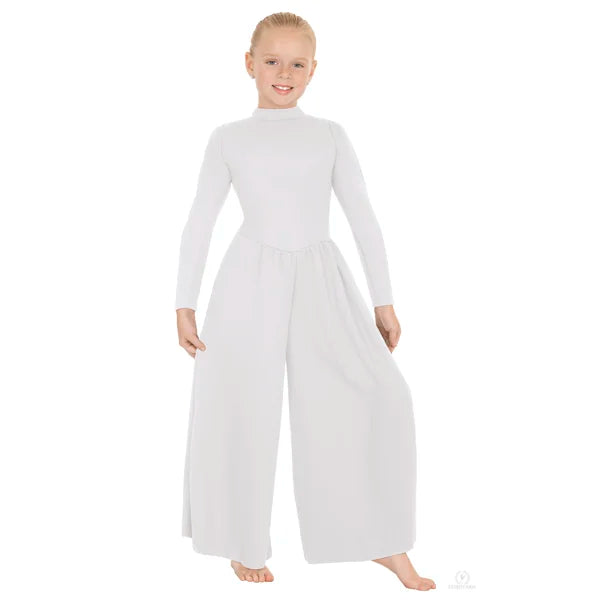 Eurotard Long Sleeve High Neck Jumpsuit Child