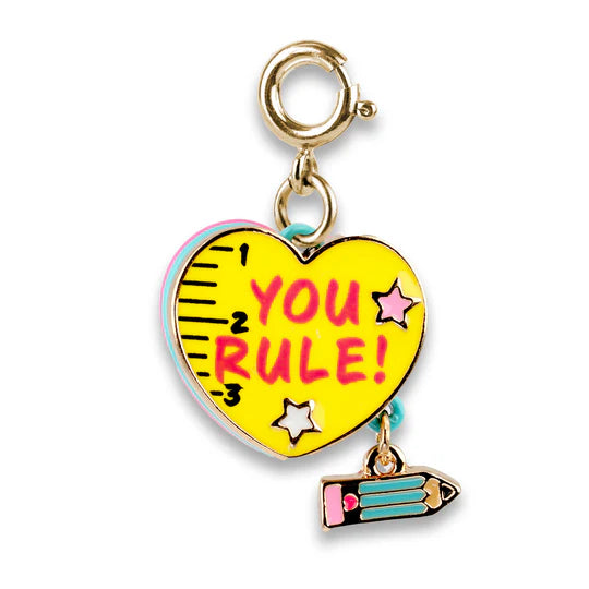 CHARM IT! Gold You Rule Heart Charm