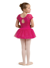 Mirella Scoop Neckline Cap Sleeve Tutu Leotard Child