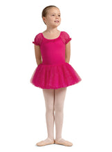 Load image into Gallery viewer, Mirella Scoop Neckline Cap Sleeve Tutu Leotard Child
