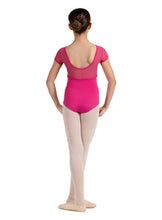 Load image into Gallery viewer, Mirella Sweetheart Neckline Mesh Back Cap Sleeve Child
