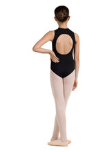 Load image into Gallery viewer, Mirella Zipper Front Mock Neck Leotard Child
