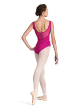Load image into Gallery viewer, Mirella V Neck Scoop Back Tank Leotard Ladies
