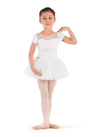 Bloch Braid Waist Cap Sleeve Tutu Dress Child