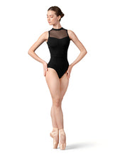 Load image into Gallery viewer, Bloch High Neck Mesh Knot Leotard Ladies
