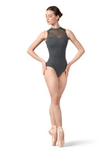 Load image into Gallery viewer, Bloch High Neck Mesh Knot Leotard Ladies
