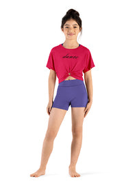 Mirella Majesty Print Crop Top Child
