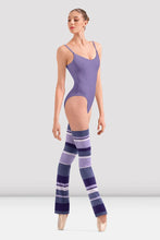 Load image into Gallery viewer, Bloch Striped Flare Legwarmers Adult
