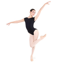 Load image into Gallery viewer, Eurotard Open Back Cap Sleeve Leotard Child
