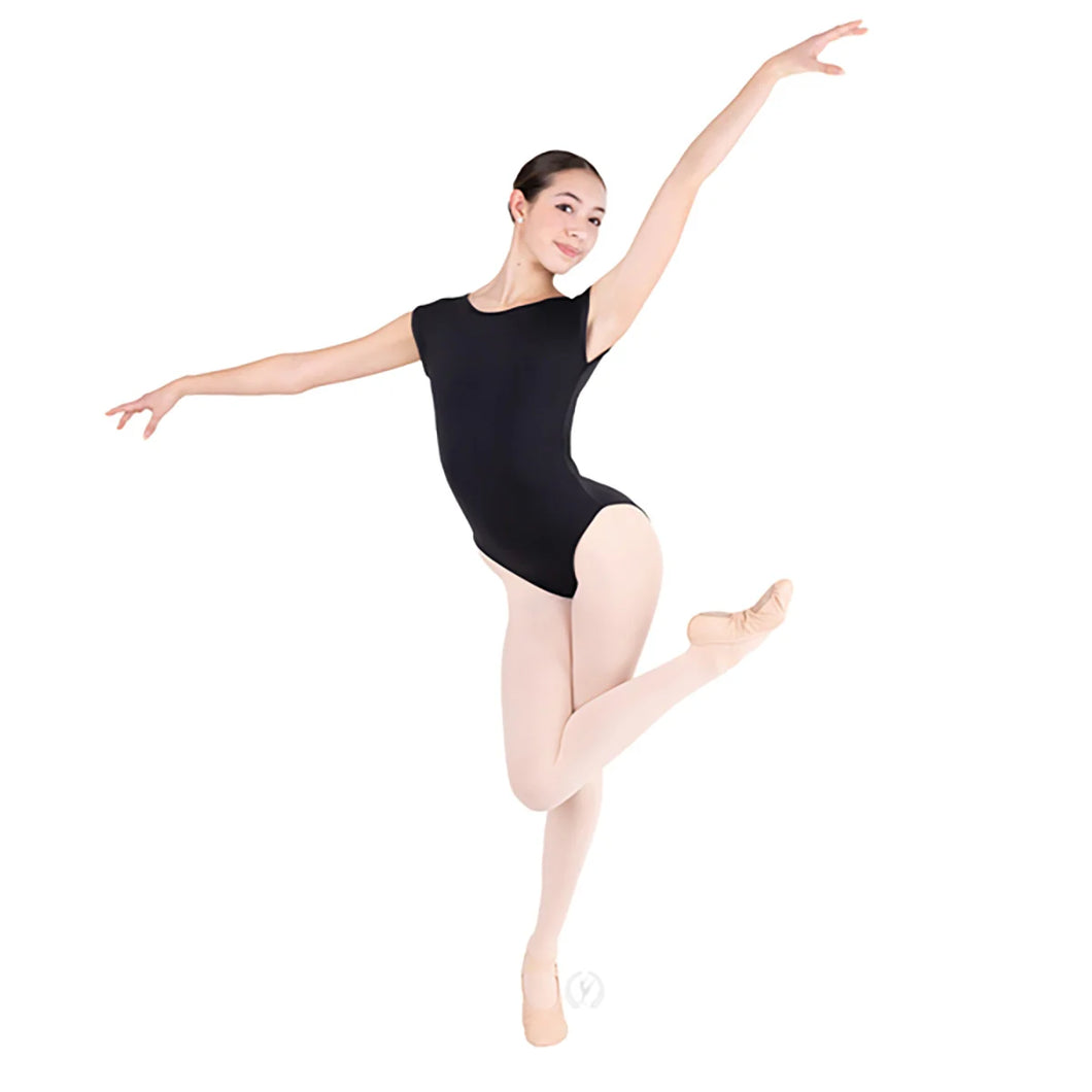 Eurotard Open Back Cap Sleeve Leotard Child