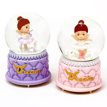 Load image into Gallery viewer, Dasha Designs Musical Ballerina Snow Globe
