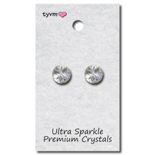 Load image into Gallery viewer, Thank You Very Much 11 MM Single Stone Post Earrings (Discontinued)
