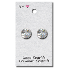 Load image into Gallery viewer, Thank You Very Much 14 MM Single Stone Clip Earrings
