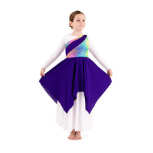 Load image into Gallery viewer, Eurotard Rainbow Asymmetrical Tunic Child

