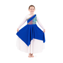 Load image into Gallery viewer, Eurotard Rainbow Asymmetrical Tunic Child
