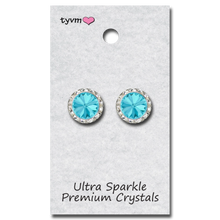 Load image into Gallery viewer, Thank You Very Much 15 MM Center Stone Post Earrings

