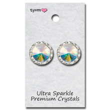 Load image into Gallery viewer, Thank You Very Much 20 MM Center Stone Clip Earrings
