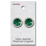 Load image into Gallery viewer, Thank You Very Much 20 MM Center Stone Clip Earrings
