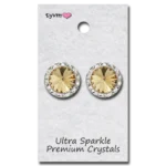 Load image into Gallery viewer, Thank You Very Much 20 MM Center Stone Clip Earrings
