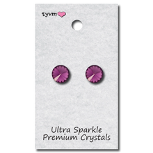 Load image into Gallery viewer, Thank You Very Much 11 MM Single Stone Post Earrings (Discontinued)
