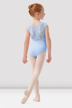 Load image into Gallery viewer, Mirella Mesh Back Cap Sleeve Leotard
