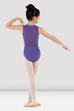 Load image into Gallery viewer, Mirella Front Zip High Neck Child Leotard-MIM495C
